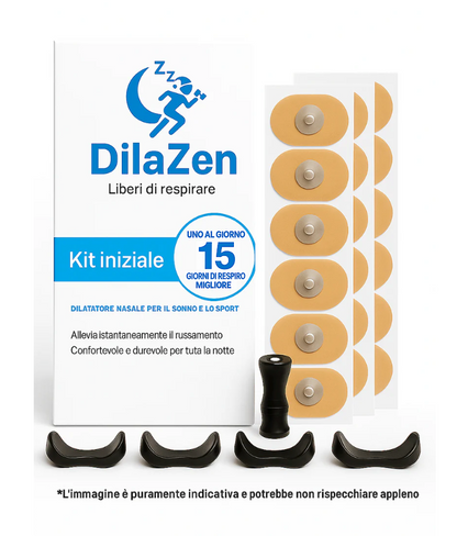 DilaZen™ Starter Kit: Cerottini magnetici nasali